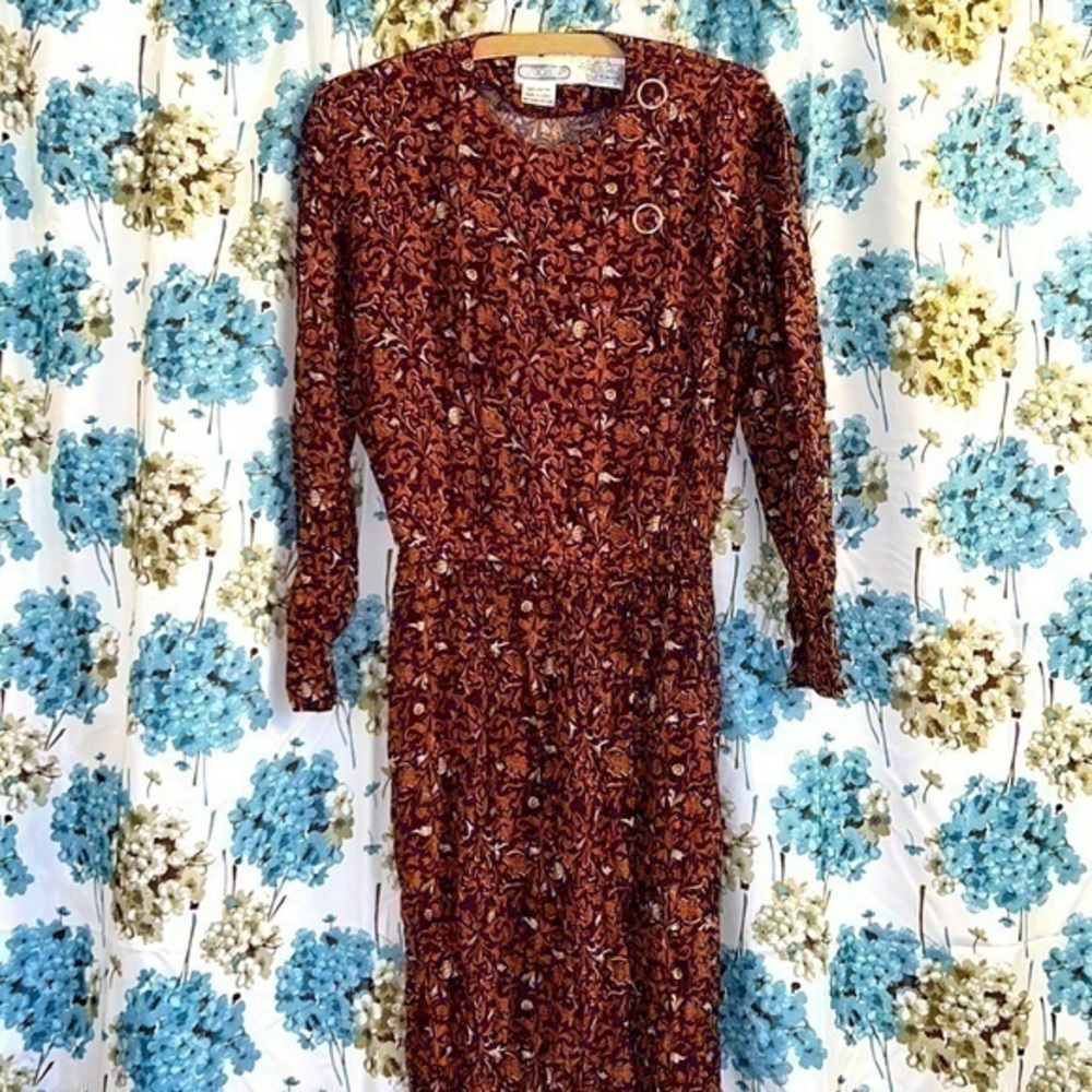 Vintage design long sleeve dress with detail halloween costume - Picture 1 of 8
